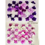 Artificial Flower-Rose Flower Wall Backdrop Panel -Lanvender Mix Purple-12pcs/case