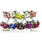 Artificial Flower-7 Heads Artificial Flowers Peony Bouquet-Mixed Color-24pcs/box-120pcs/case